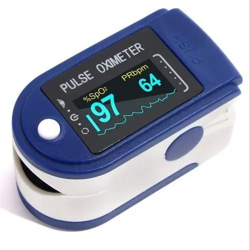 3.2X2.5X1.9 Inches Battery Operated Plastic Body Finger Pulse Oximeter Pulse Rate Accuracy %: 4%