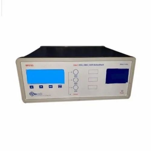 50 Hertz Lcd Display Steel Body Biofeedback Instrument For Hospital Use Color Code: White