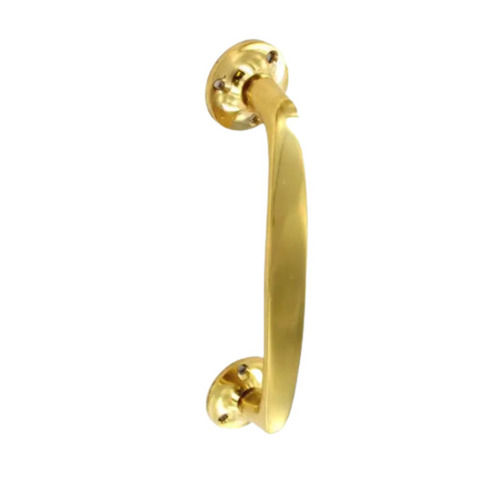 6 Mm Thick Polished Finish Brass Rectangular Designer Cabinet Handle Length: 4 Inch (In)