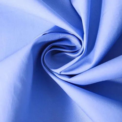 Breathable And Washable Soft Shinny Plain Polyester Shirting Fabric