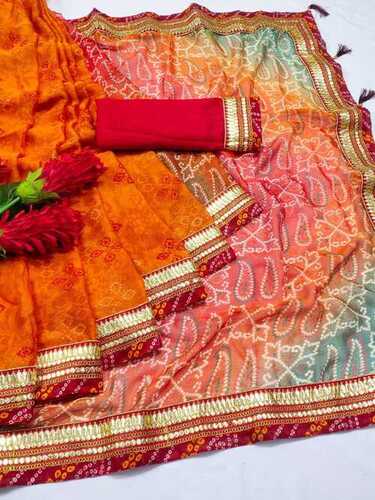 सांस लेने योग्य और पहनने में आसान महिलाओं की डोला सिल्क साड़ी