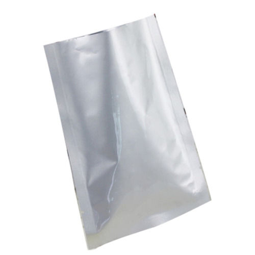 White Matte Finished Three Side Sealed Paper Foil Pouch For Food Packaging Use 