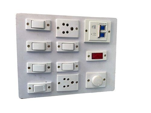 Plastic 16A Electrical Switch Board