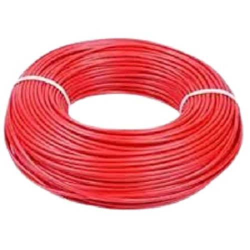 Red 90M 220V 0.5Amp Copper Electrical Wire Conductor Material: 1 Core