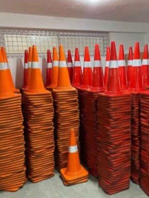 Reflective Portable Plastic Road Safety Cones
