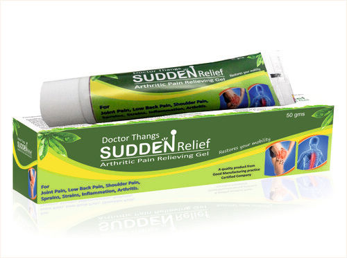 Sudden Relief - Arthritic Pain Relieving Gel Age Group: Adult