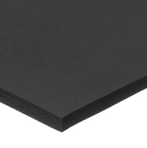 Black 22 Mpa Strength 16Mm Thick 90 Kg/M3 Density Polyurethane Sheet