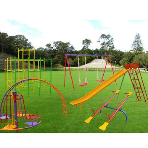 Outdoor Amusement Playground Swings And Slides For Kids