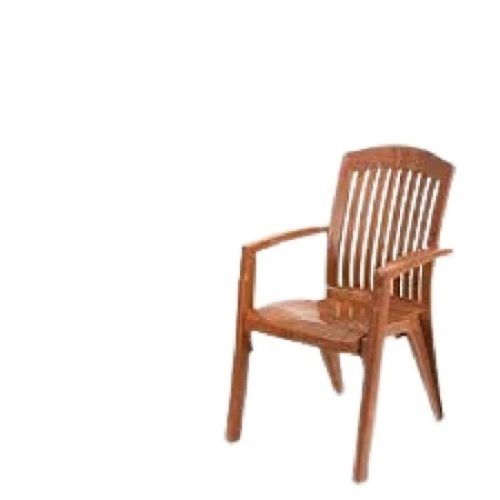 Machine Made  57 X 64 X 90 Cm Brown Solid Modern Polished Wooden Chair