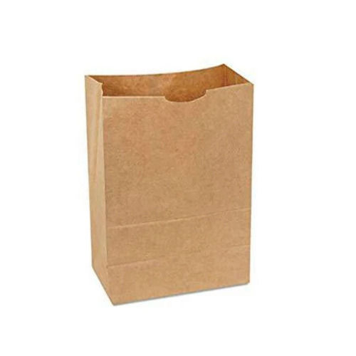 2 Kg Load Capacity 60 Gsm Recyclable Kraft Paper Disposable Grocery Bag