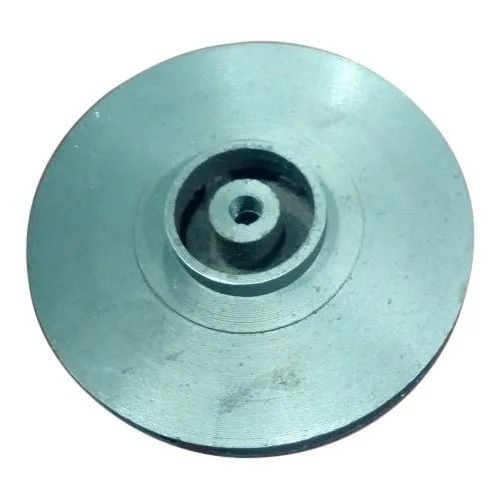 Grey 3.5 Inches Round Plastic Body Pump Impeller For Submersible Use