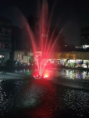 Rgb 35 Feet Water Height Floating Fountains