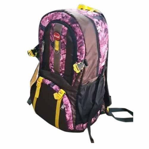 Water Resistant 35 Kilograms Capacity Adjustable Straps Printed Polyester Trekking Bag