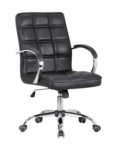 40 Cm Seat Height Corrosion Resistant Leather Seat Office Chair