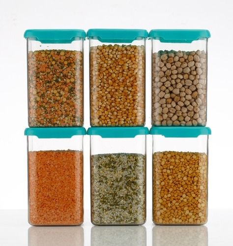 Multi Bpa Free Food Grade Square Plastic Container - 1100Ml