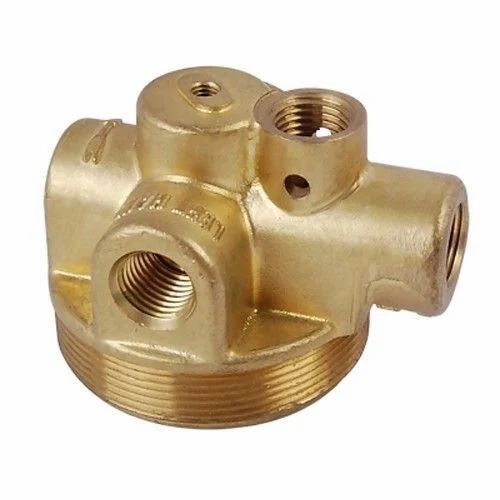 Golden Chrome Finished Rust Proof Copper Non Ferrous Casting For Industrial Use