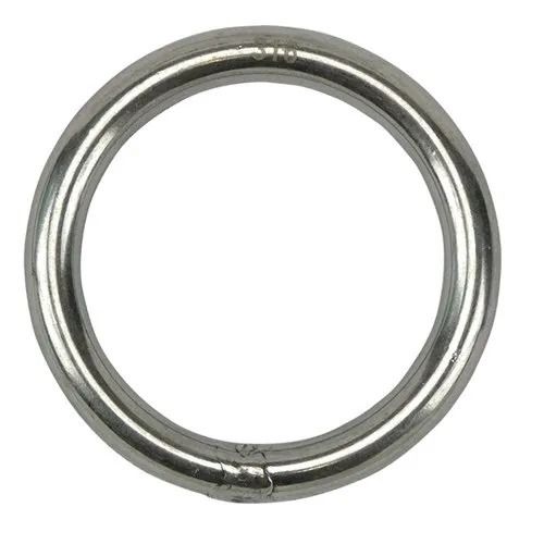 Gift Corrosion Resistance Polished Finish Round Stainless Steel Ring For Unisex