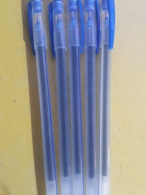 Non Refillable Blue Use and Throw Pen For Smooth Writing