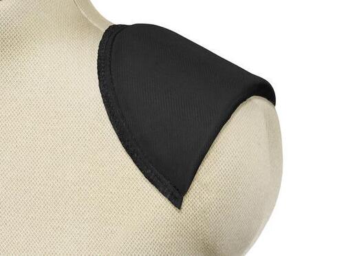 Black Soft And Comfortable Fashionable Plain Foam Shoulder Pad For Unisex