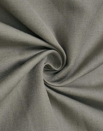 Grey 160 Gsm 840 Yards Shrink Resistance Plain Cotton Linen Fabric