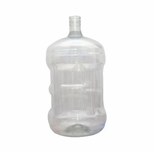 20 Liter Capacity Transparent Polyethylene Terephthalate Plastic Container Hardness: Rigid