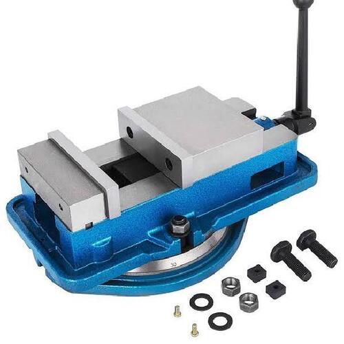 Cast Iron Milling Machine Vice - Color: Blue