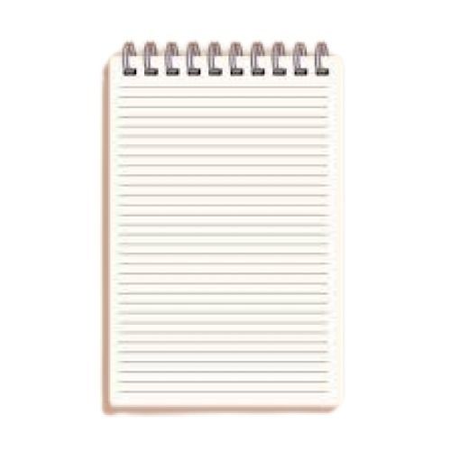 Eco Friendly 8.5 Inches Size Rule Notepads  Easy To Carry