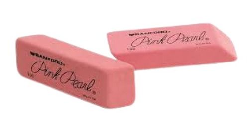 Rubber Eco Friendly Rectangular Shape 5 Inches Ink Erasers