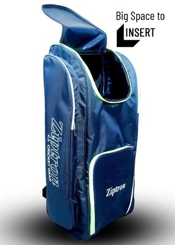 Blue And White Large Size Ziptron Zipper Sport Kit Bags With Trolley