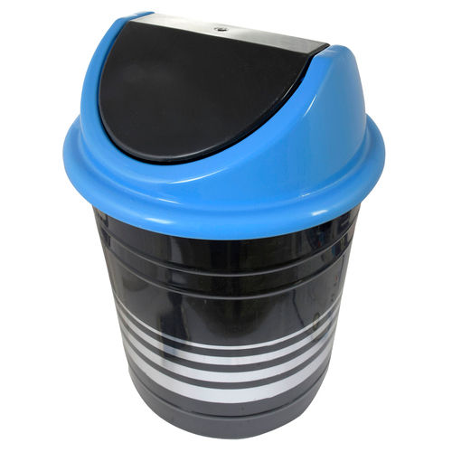 Lightweight Round Plain Plastic Dustbin Without Handle For Throwing The Garbage