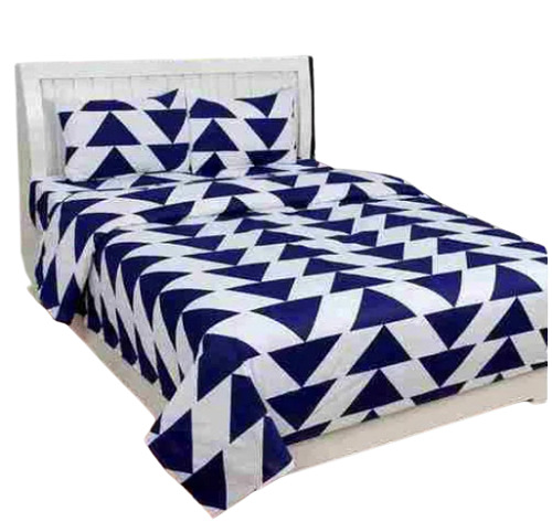 नीली प्रीमियम क्वालिटी 100% कॉटन सांस लेने योग्य और आरामदायक बेड शीट्स