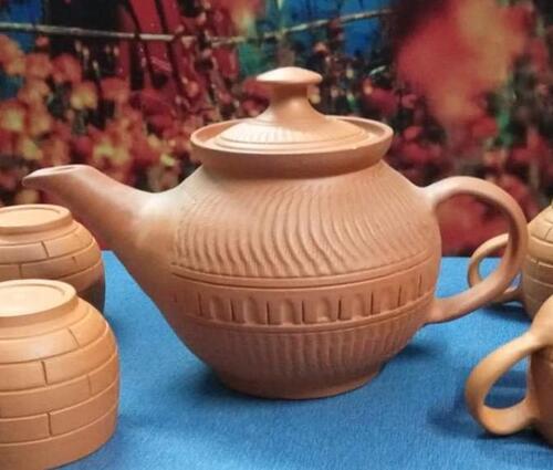 Terracotta Jugs For Water And Tea Storage Use