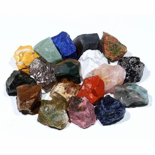 Uncut Rough Gemstones For Jewellery Making Use