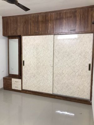 wooden wardrobe