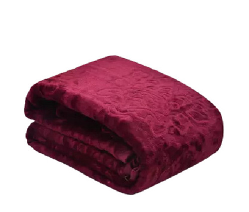 240X220Cm किंग साइज़ अल्ट्रा सॉफ्ट और वार्म प्लेन डाइड मिंक ब्लैंकेट आयु समूह: वयस्क