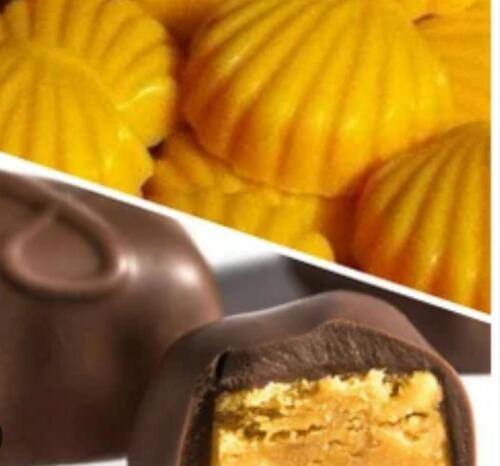 25 Grams Mango Flavoured Yellow And Brown Chocolate