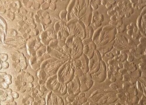 Brown 3Mm Thick Rectangular 224 Gsm Plain Shinny Embossed Textured Sheet