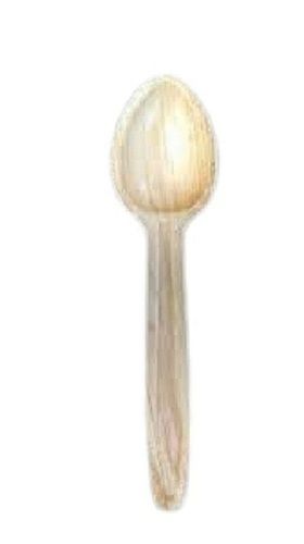 6 Inch Light Brown Areca Leaf Spoon (25 Pieces In Packs) Application: Event And Party Supplies