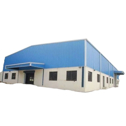 8 Mm Wall Thick Paint Coated Steel Industrial Shed For Warehouse Use
