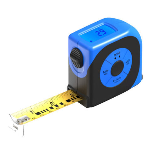 Carbon Steel Battery Powered Digital Measuring Tape