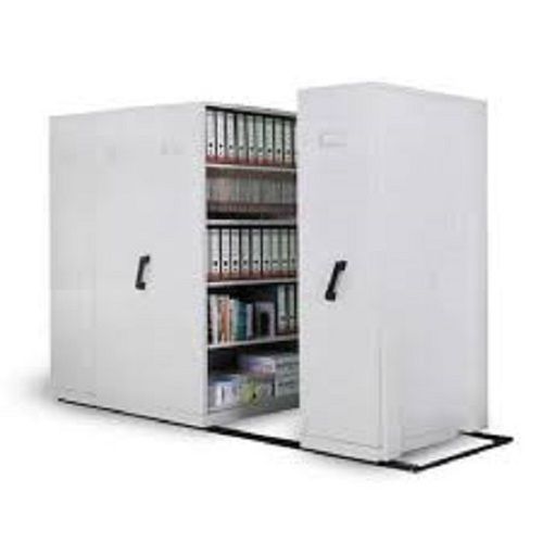 Fire Resistant Mobile Compactor Storage System - Metal Mild Steel, Standard or Customize Size | Rectangular Shape, Powder Coated Finish, File Storage for Commercial Use