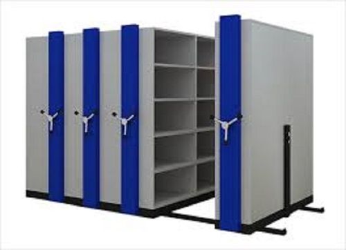 Fire Resistant Mobile Compactor Storage System - Powder Coated Mild Steel, Standard or Customized Size | Compact Design for File Storage in Offices, Banks, Schools, Libraries, ISO Certified