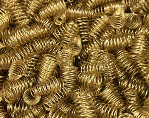 Galvanized Polished Finish Spiral Brass Wire Springs For Industrial Use