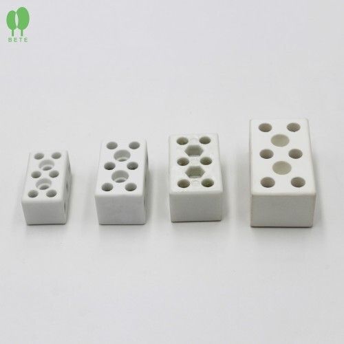 Heat Resistant 3 Poles Ceramic Terminal Block Wire Connector