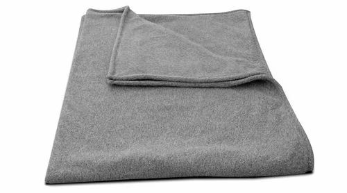 Queen Size Plain Dyed Soft And Warm Woolen Relief Blanket Age Group: Children