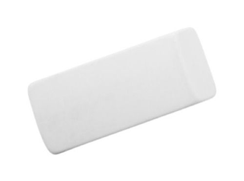 Synthetic Rubber Rectangle Shape Plain White Erasers Pack Of 20 Pieces