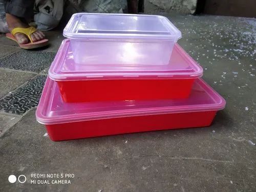 Rectangular Shape Plastic Sweet Boxes