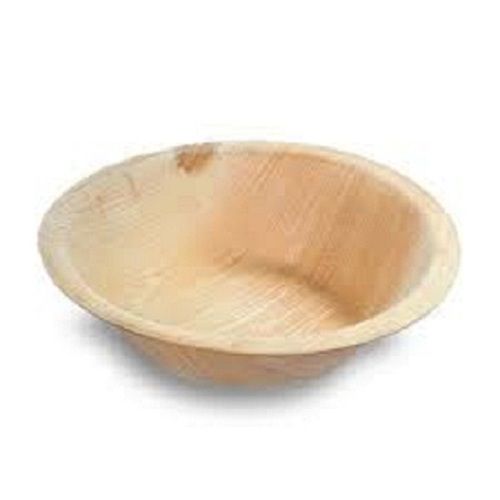 Round Shape Light Brown 3 Inch Areca Leaf Bowl (25 Pieces In Packs) Application: Event And Party Supplies