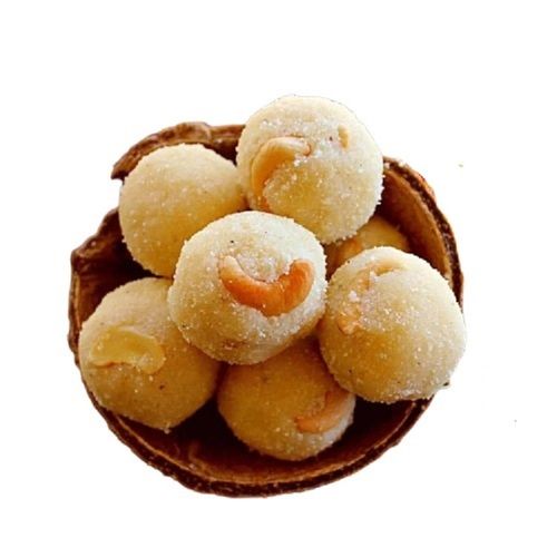 White A Grade Round Shape Rava Laddu Fat: 11 Percentage ( % )