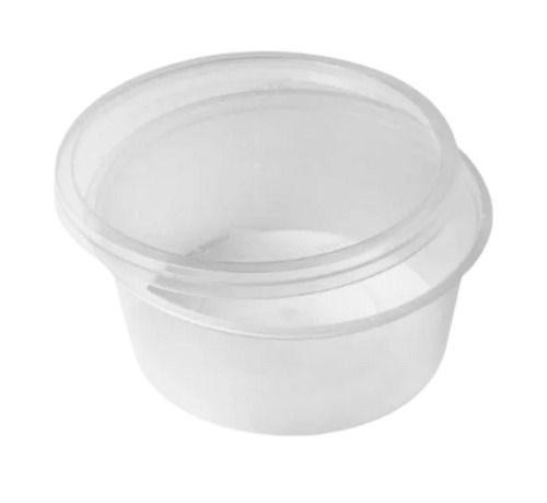 Transparent 200 Ml Plain And Round Plastic Lid For Food Packaging Use